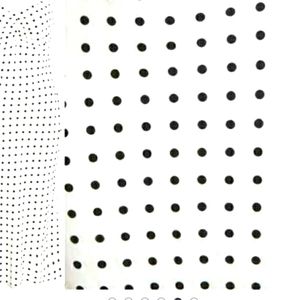 White polka dot dress